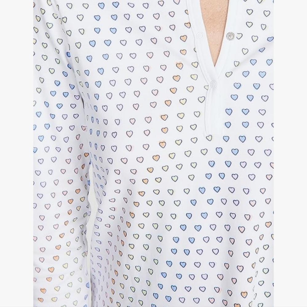Roller Rabbit Disco Hearts Pajama Set 💛
